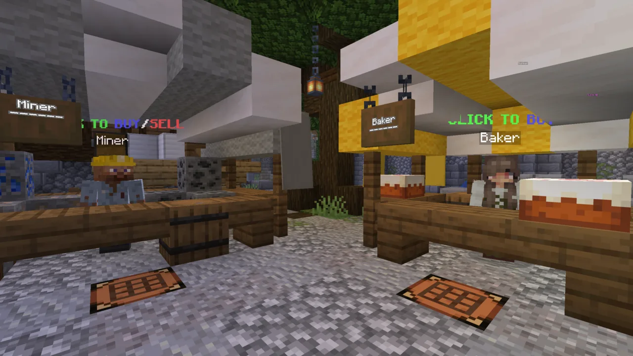 A stone Minecraft castle area used as a visual reference for durable base walls.